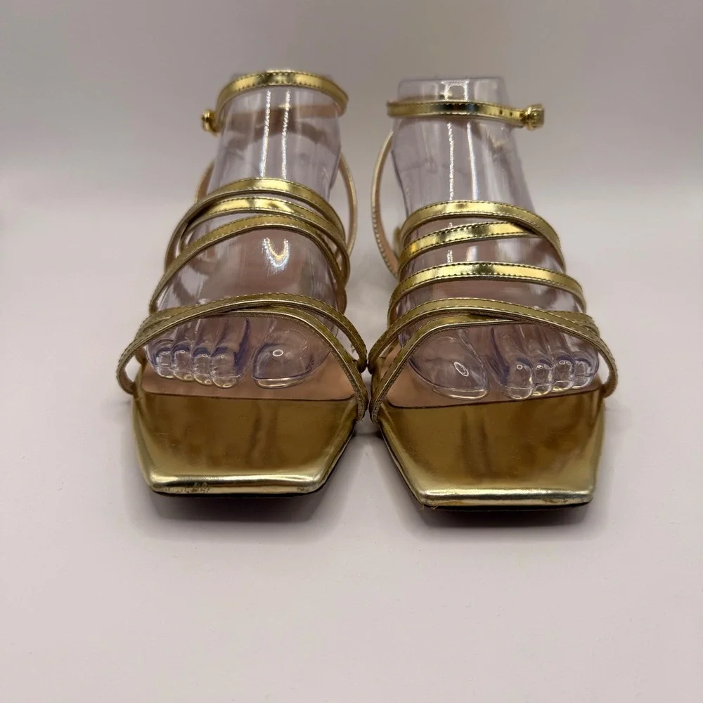 J. Crew Factory strappy metallic